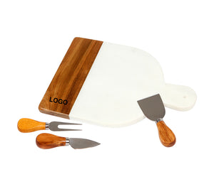 Tabla Irregular Botanera + Set cuchillos